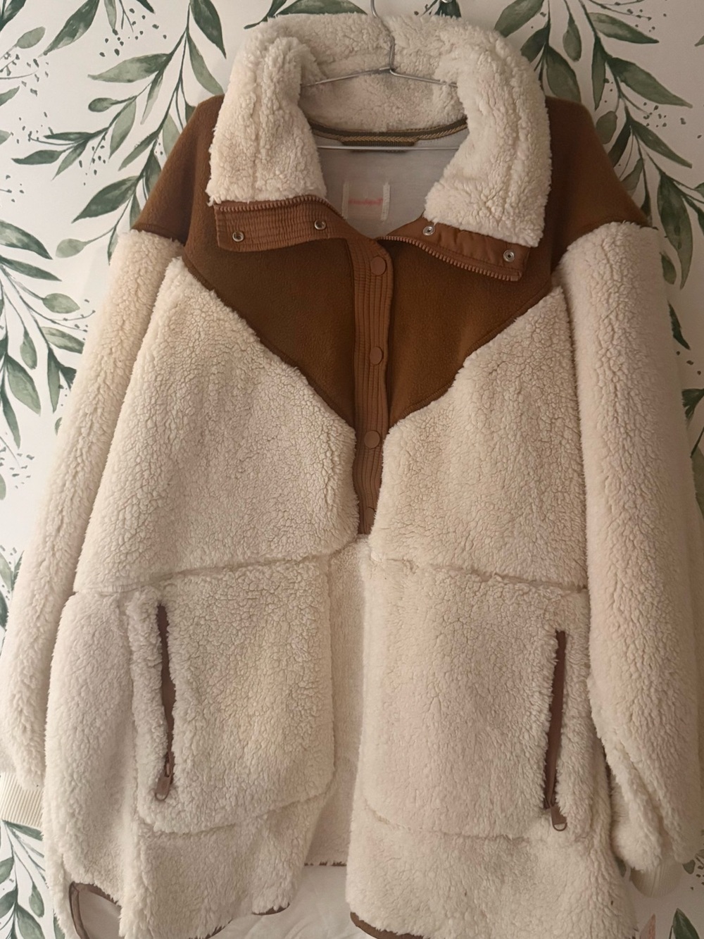 Free People “Fall to Rise” Fleece Jacket NWT